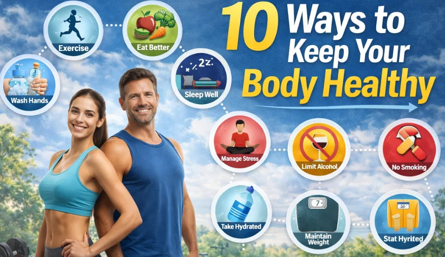 10 ways to keep your body healthy