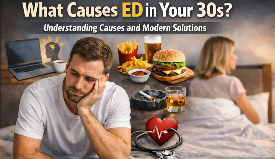 What Causes ED in Your 30s