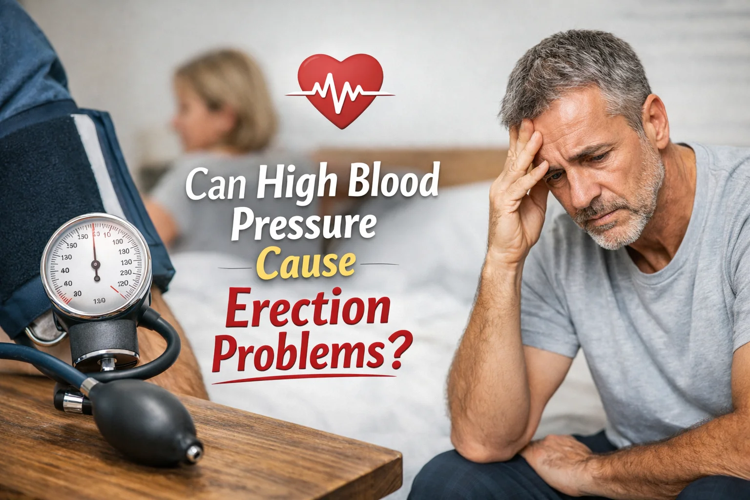 can high blood pressure cause erection problems