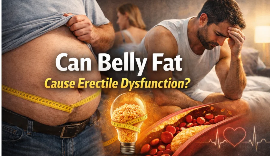 can belly fat cause erectile dysfunction