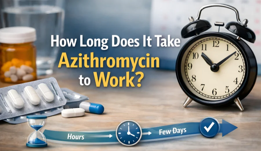 how long does it take azithromycin to work