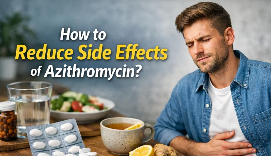 how to reduce side effects of azithromycin