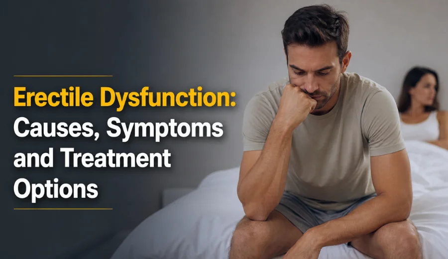 Erectile Dysfunction Causes, Symptoms and Treatment Options